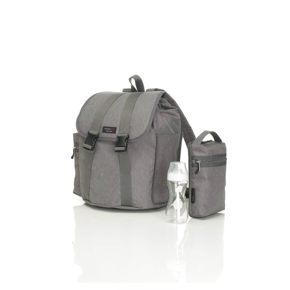 Storksak Unisex Diaper Backpack with Trolley Sleeve, detachable bottle pouch - Picture 2 of 10